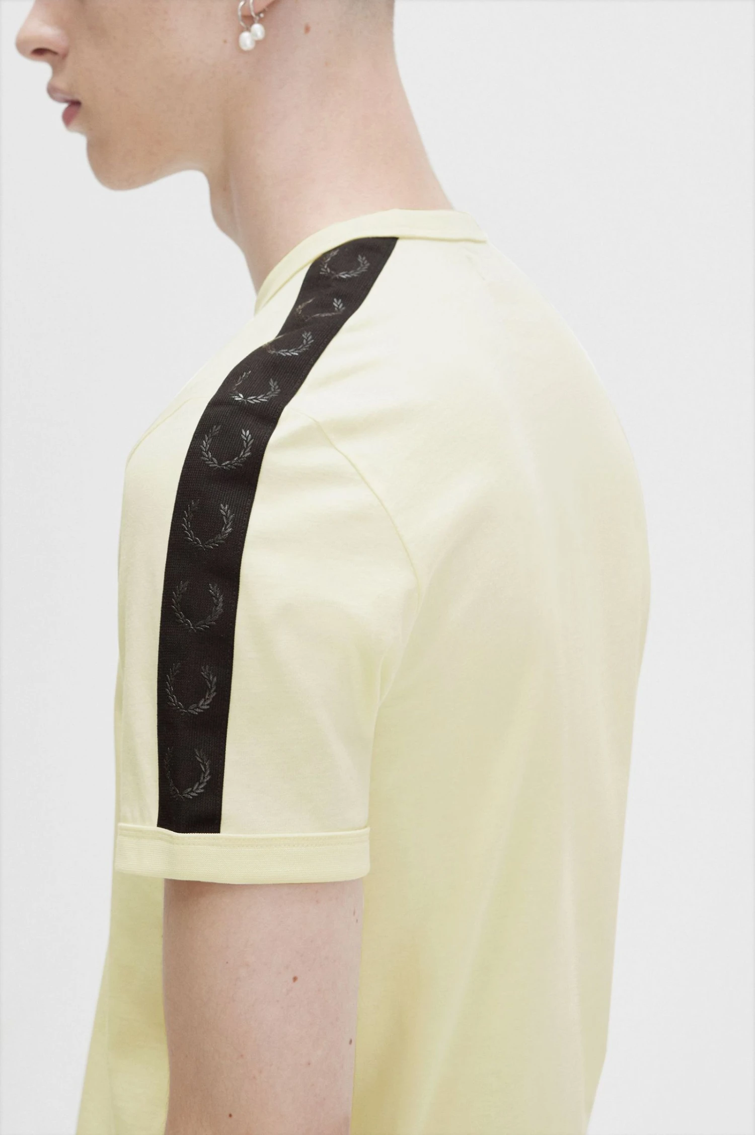 Fred Perry Tonal Tape Ringer T-Shirt 3 Fred Perry Tonal Tape Ringer T-Shirt - Image 3