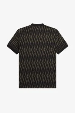 Fred Perry Argyle Jacquard T-Shirt 13 Fred Perry Argyle Jacquard T-Shirt -Fred Perry M5676 102 7