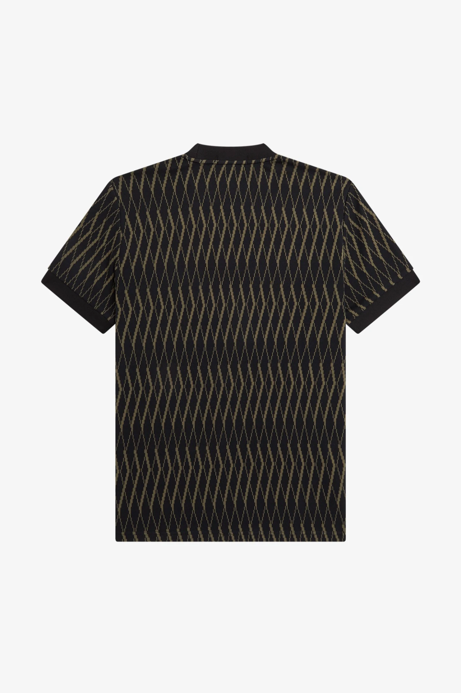 Fred Perry Argyle Jacquard T-Shirt 7 Fred Perry Argyle Jacquard T-Shirt - Image 7