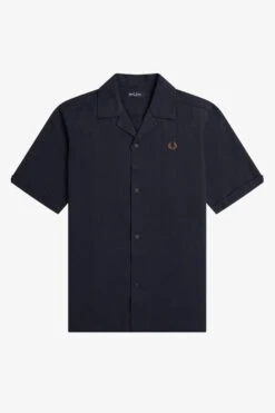 Fred Perry Linen-Blend Revere Collar Shirt 10 Fred Perry Linen-Blend Revere Collar Shirt -Fred Perry M5682 608 5