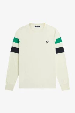 Fred Perry Panelled Sleeve Long Sleeve T-Shirt 10 Fred Perry Panelled Sleeve Long Sleeve T-Shirt -Fred Perry M5685 560 5