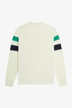 Fred Perry Panelled Sleeve Long Sleeve T-Shirt 11 Fred Perry Panelled Sleeve Long Sleeve T-Shirt -Fred Perry M5685 560 6