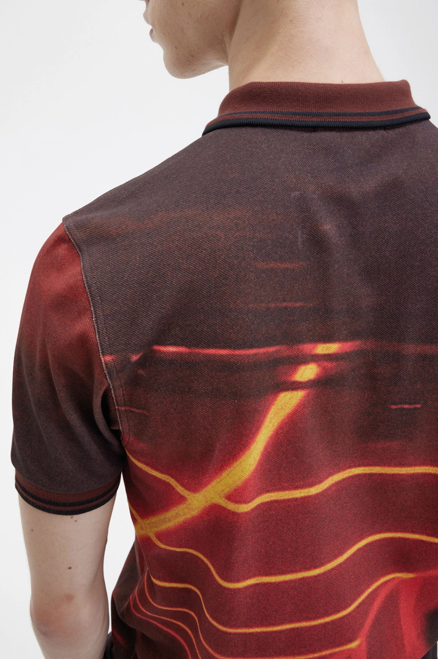 Graphic Print Fred Perry Shirt 5 Graphic Print Fred Perry Shirt - Image 5