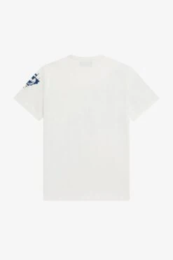 Fred Perry Grid Print T-Shirt -Fred Perry M5815 129 6