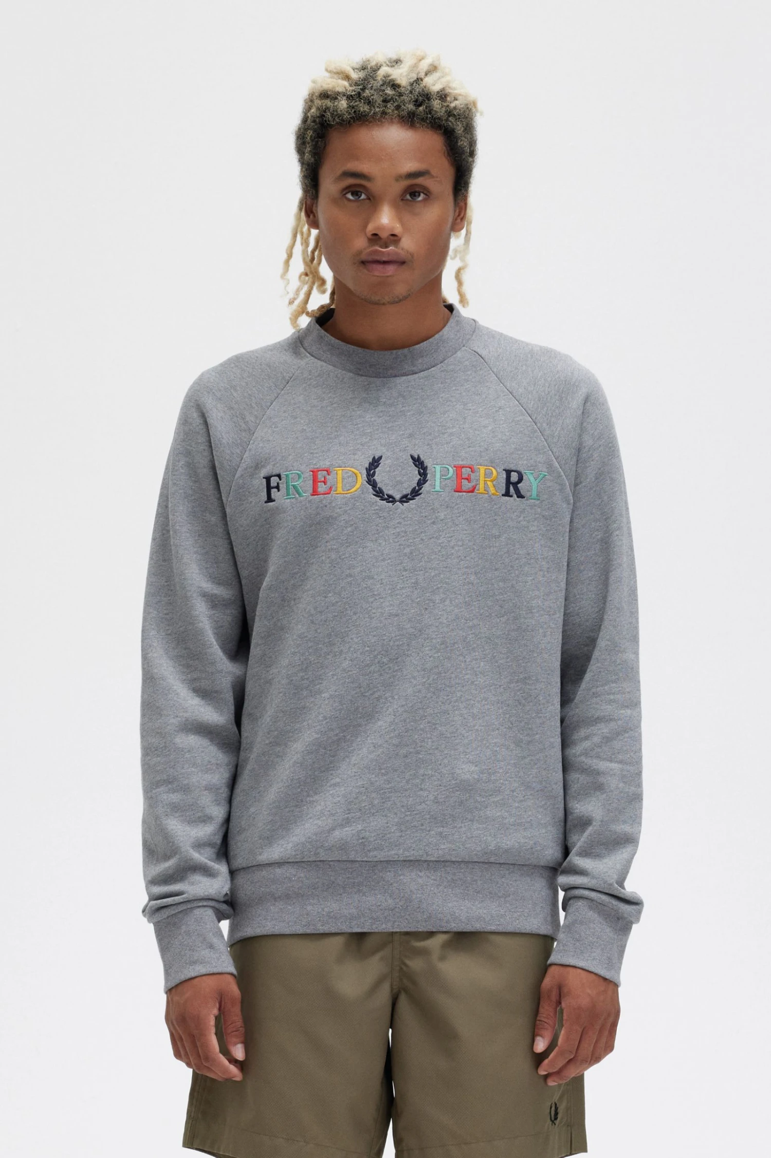 Fred Perry Embroidered Sweatshirt 1 Fred Perry Embroidered Sweatshirt