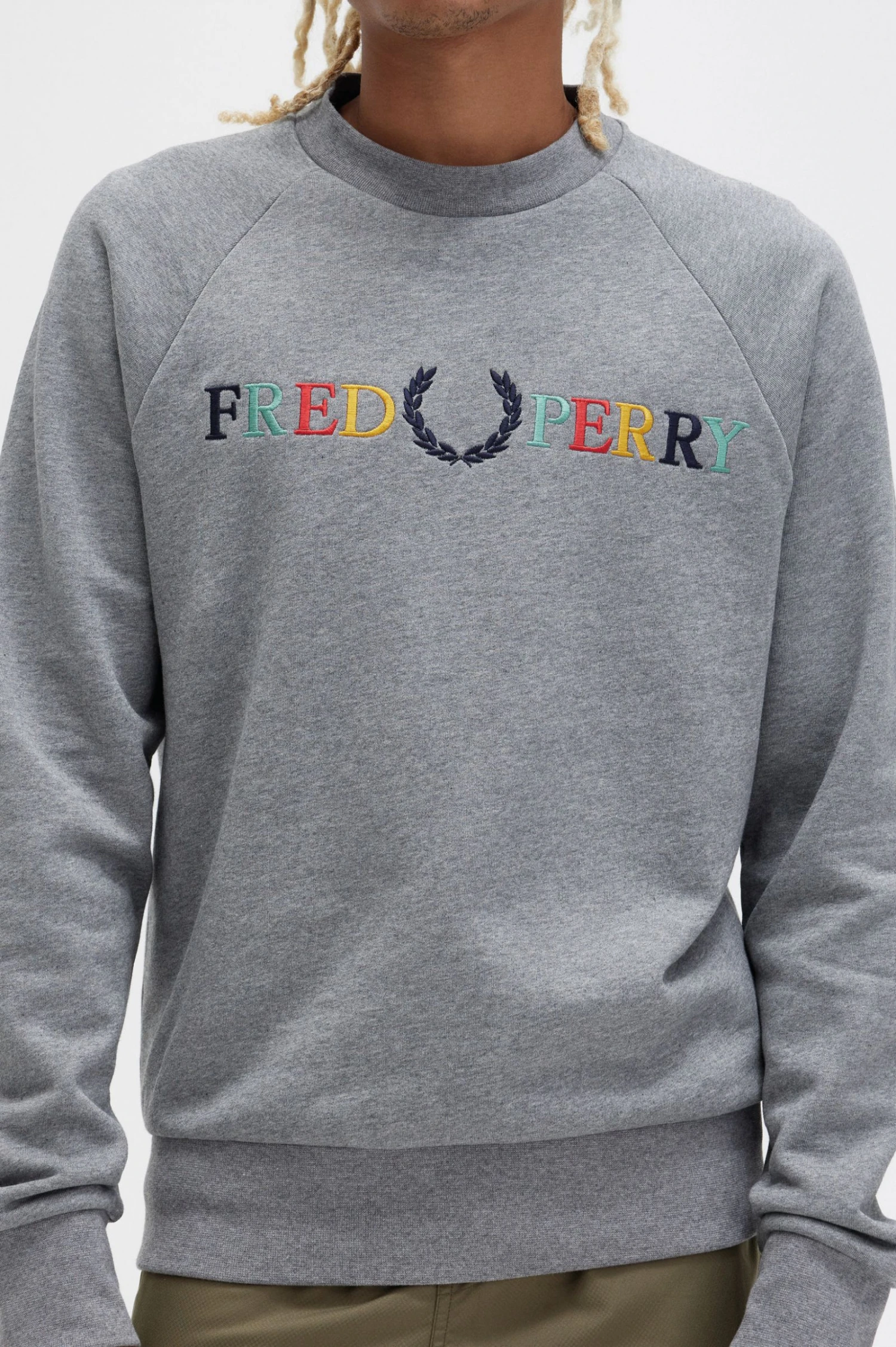 Fred Perry Embroidered Sweatshirt 4 Fred Perry Embroidered Sweatshirt - Image 4
