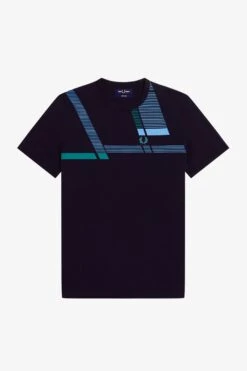 Fred Perry Glitch Print T-Shirt 10 Fred Perry Glitch Print T-Shirt -Fred Perry M5829 608 5