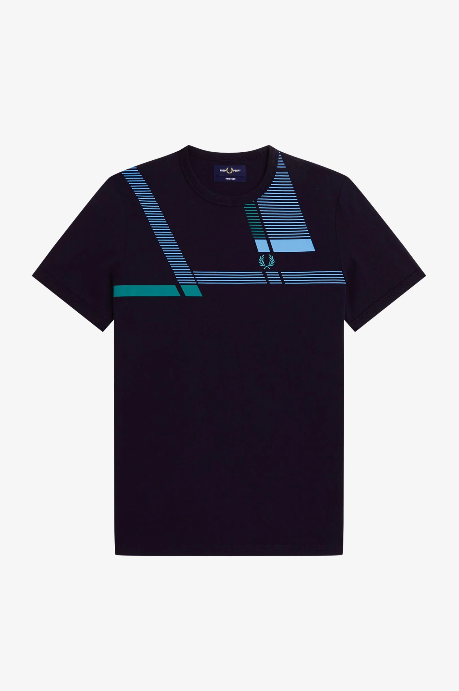 Fred Perry Glitch Print T-Shirt 5 Fred Perry Glitch Print T-Shirt - Image 5