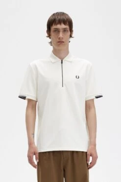 Fred Perry Half Zip Polo Shirt