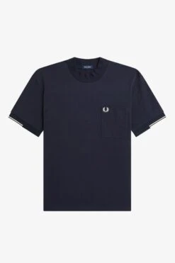 Fred Perry Tipped Sleeve T-Shirt 10 Fred Perry Tipped Sleeve T-Shirt -Fred Perry M5852 608 5