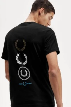 Fred Perry Graphic Branding T-Shirt -Fred Perry M6543 102 V2 Q323 ED3