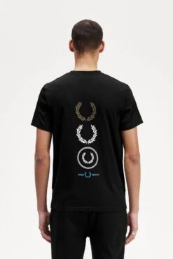 Fred Perry Graphic Branding T-Shirt -Fred Perry M6543 102 V2 Q323 MOD3 BACK