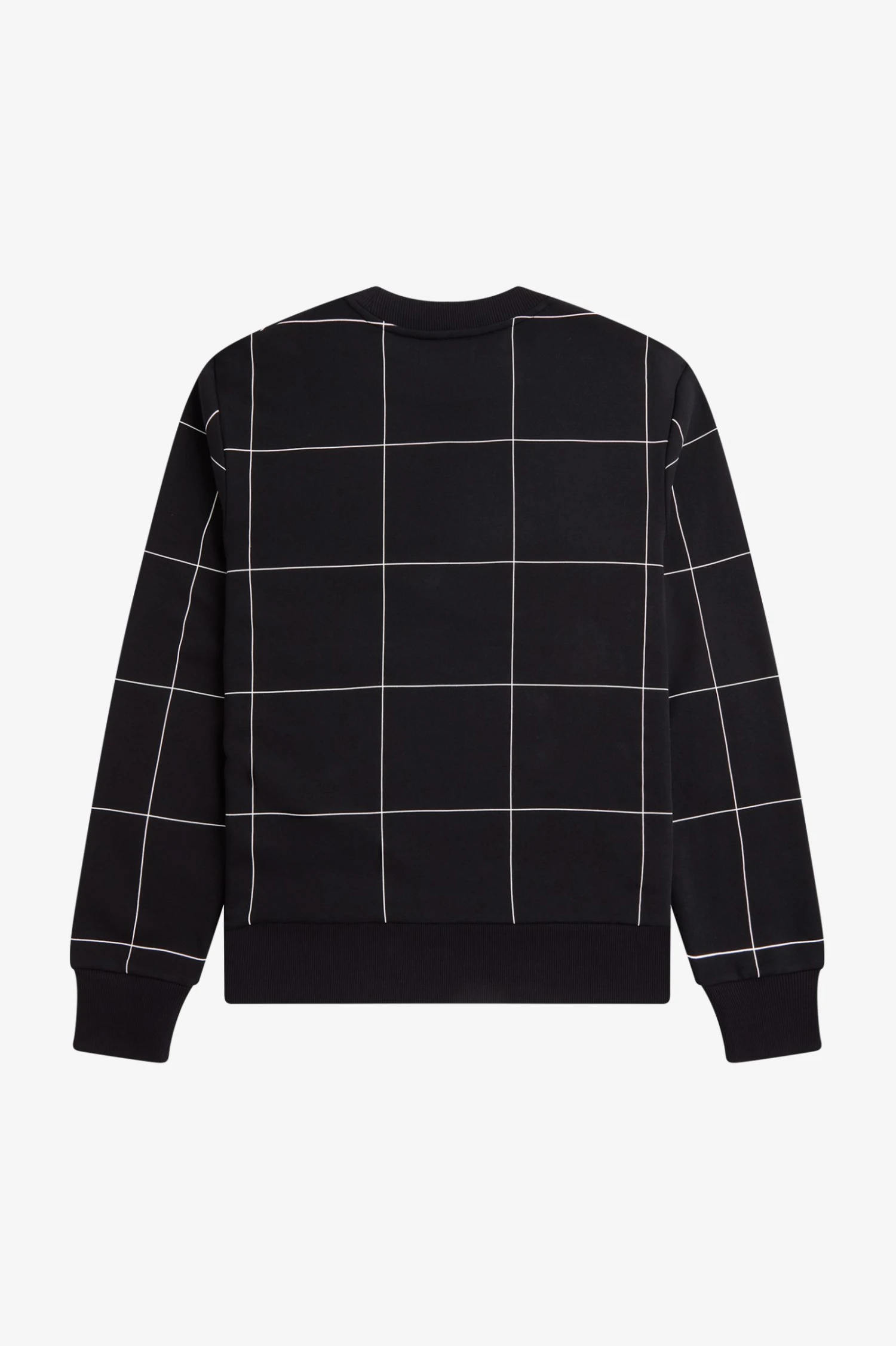 Fred Perry Grid Detail Sweatshirt 7 Fred Perry Grid Detail Sweatshirt - Image 7