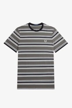 Fred Perry Stripe T-Shirt -Fred Perry M6557 638 V2 Q323 FLATFRONT