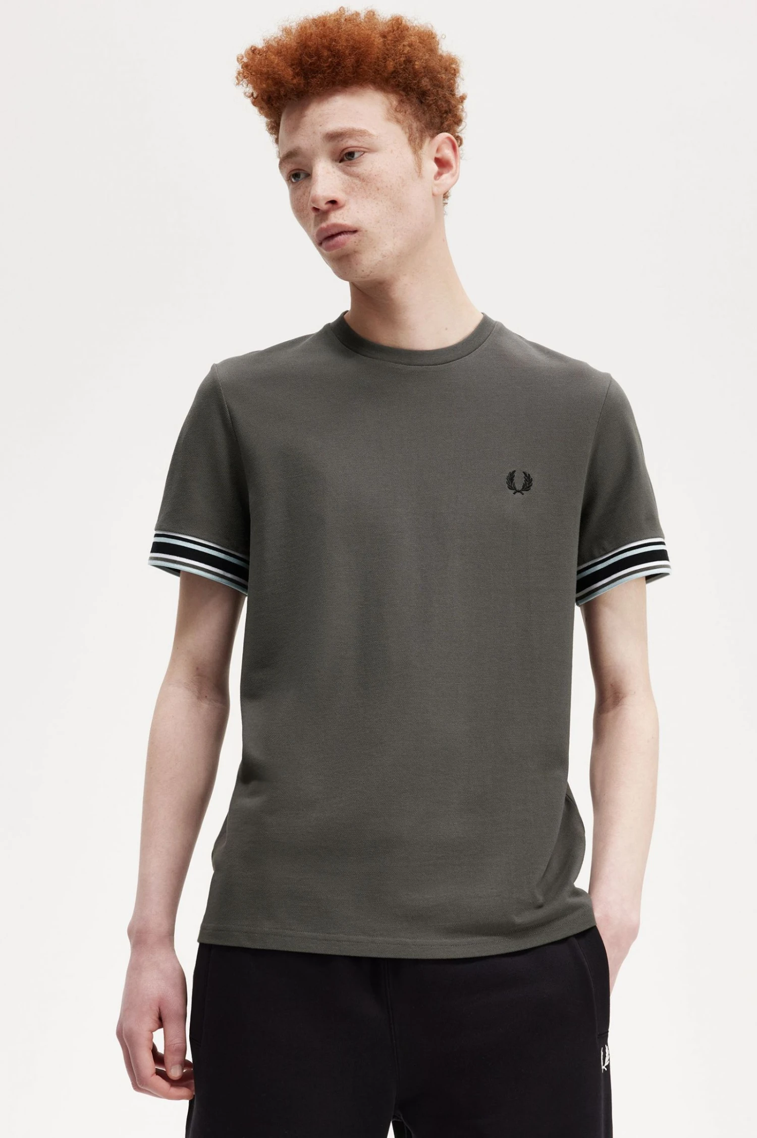 Fred Perry Bold Tipped Piqué T-Shirt 3 Fred Perry Bold Tipped Piqué T-Shirt - Image 3