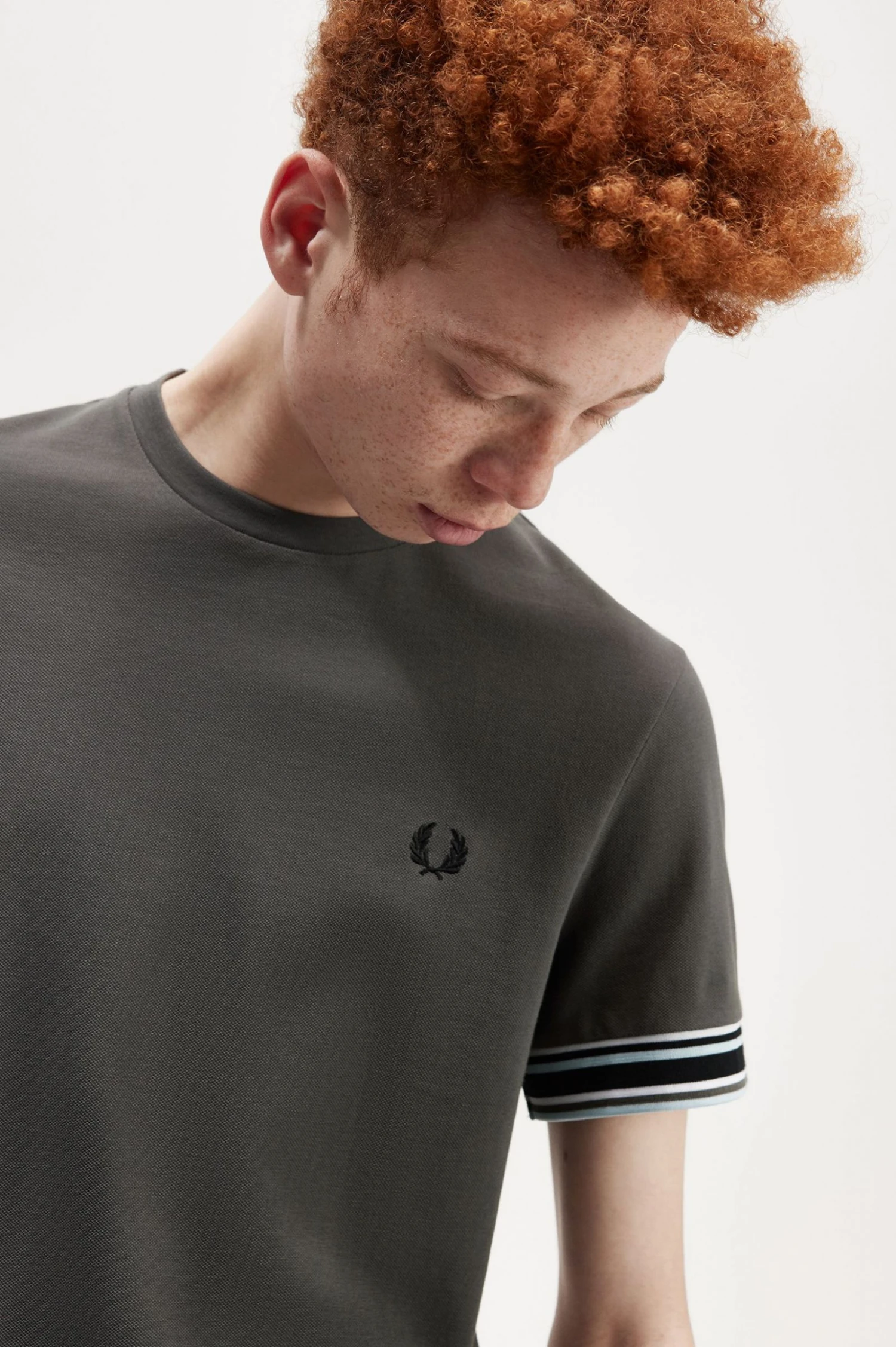 Fred Perry Bold Tipped Piqué T-Shirt 4 Fred Perry Bold Tipped Piqué T-Shirt - Image 4