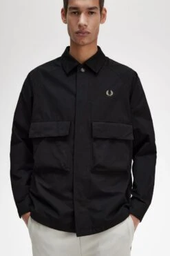 Fred Perry Utility Overshirt 9 Fred Perry Utility Overshirt -Fred Perry M6572 102 V2 Q323 ED1