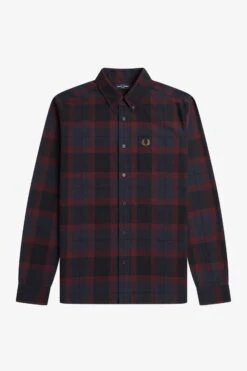 Fred Perry Tartan Shirt 10 Fred Perry Tartan Shirt -Fred Perry M6573 597 V2 Q323 FLATFRONT
