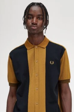 Fred Perry Button Through Polo Shirt 10 Fred Perry Button Through Polo Shirt -Fred Perry M6584 644 V2 Q323 ED2