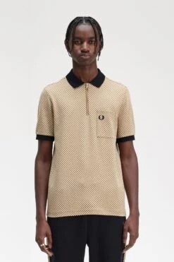 Fred Perry Micro Chequerboard Polo Shirt
