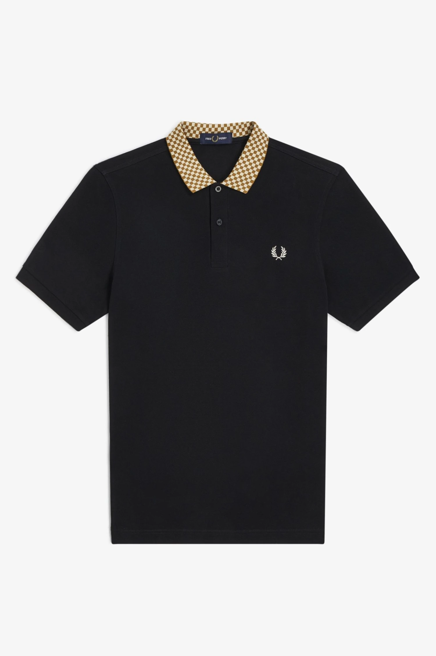 Fred Perry Chequerboard Collar Polo Shirt 6 Fred Perry Chequerboard Collar Polo Shirt - Image 6