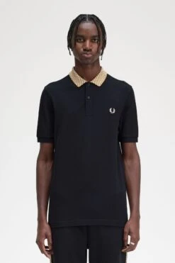 Fred Perry Chequerboard Collar Polo Shirt