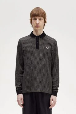 Fred Perry Micro Chequerboard Polo Shirt