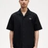 Fred Perry Chequerboard Revere Collar Shirt