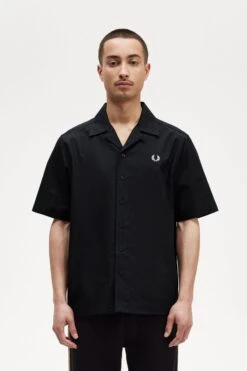 Fred Perry Chequerboard Revere Collar Shirt