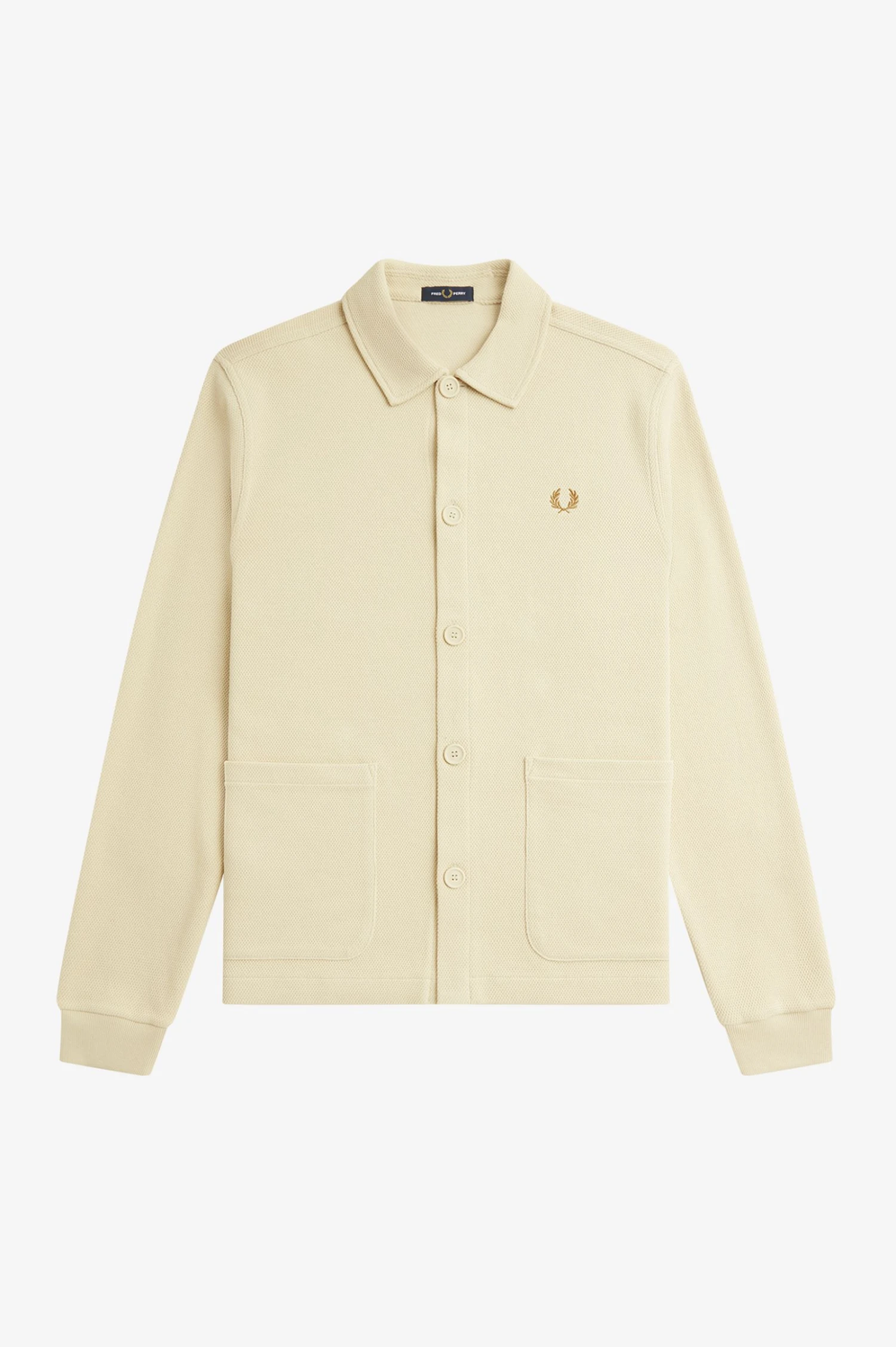 Fred Perry Button Through Long Sleeve Polo Shirt 5 Fred Perry Button Through Long Sleeve Polo Shirt - Image 5