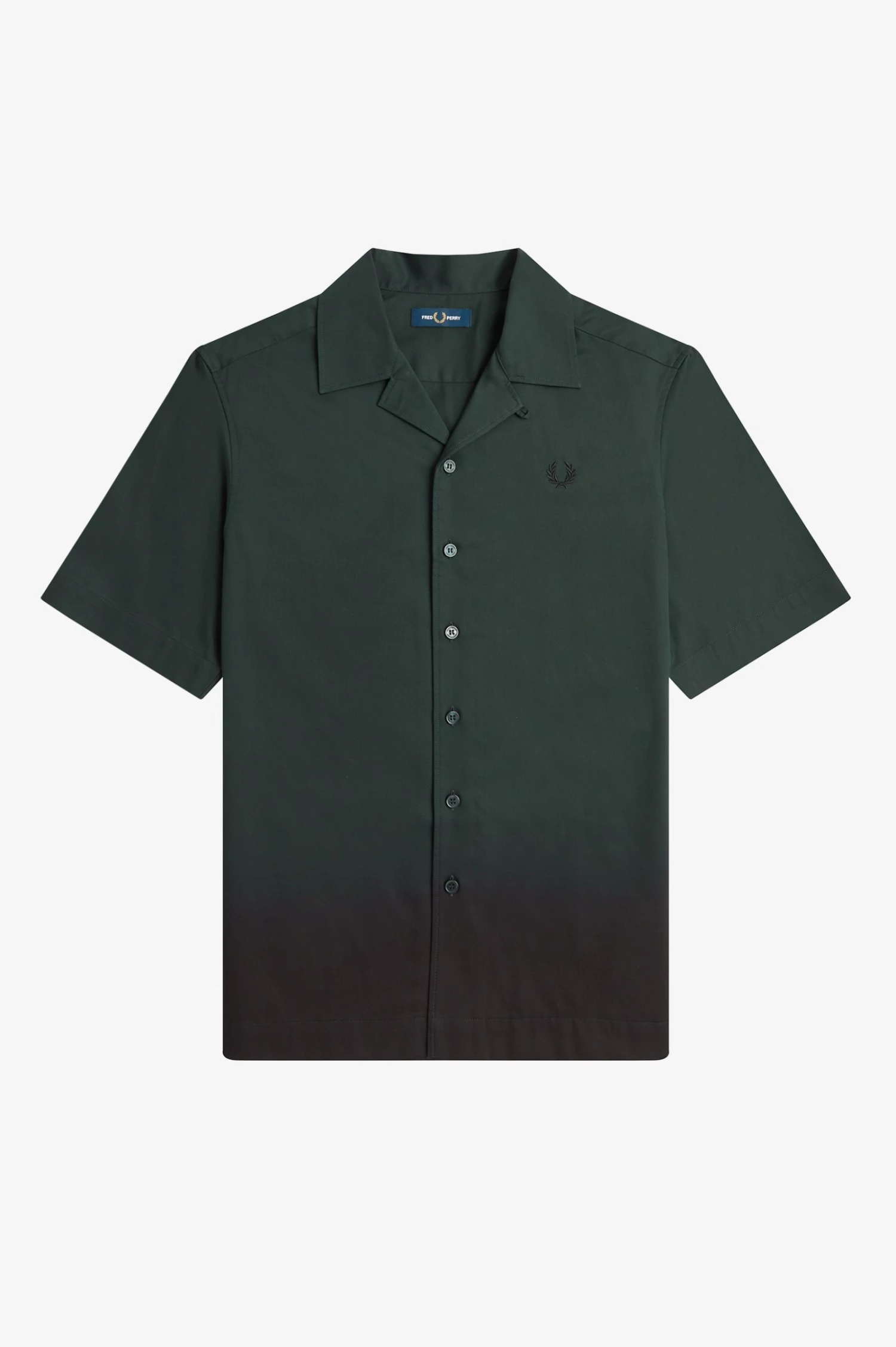 Fred Perry Ombre Revere Collar Shirt 6 Fred Perry Ombre Revere Collar Shirt - Image 6