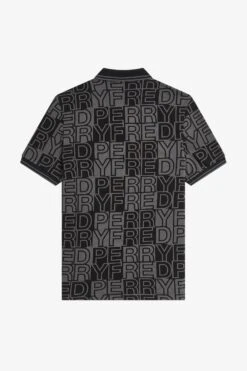 Block Graphic Fred Perry Shirt 15 Block Graphic Fred Perry Shirt -Fred Perry M6612 G85 V2 Q323 FLATBACK