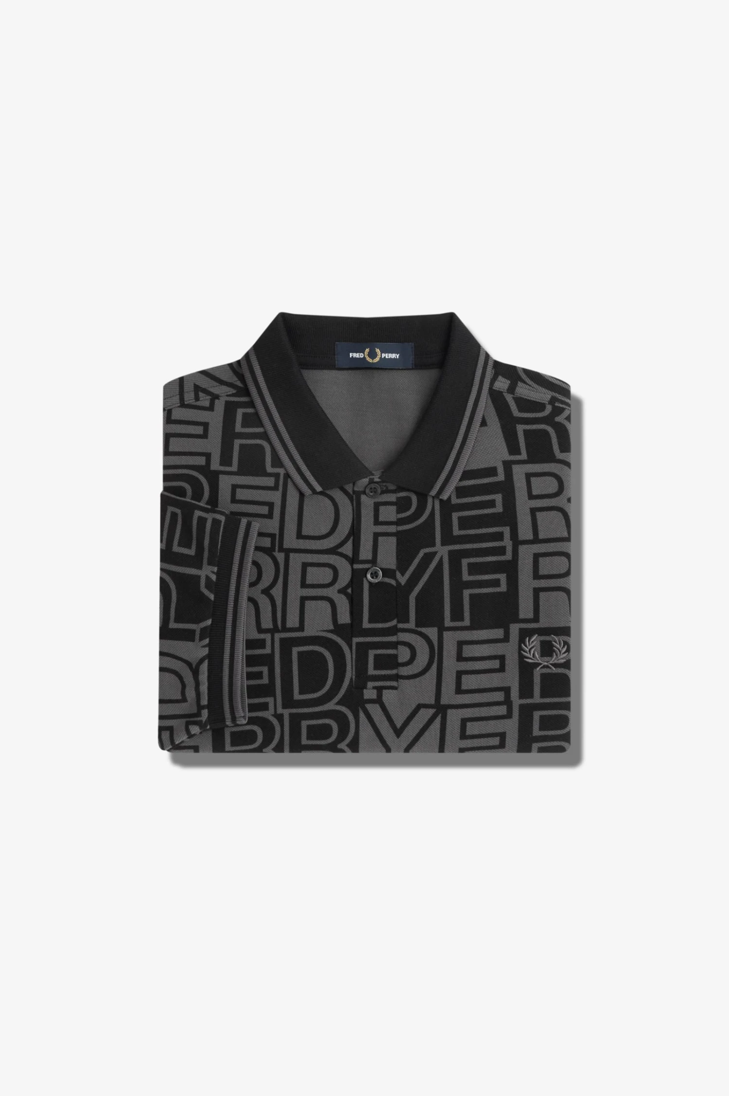 Block Graphic Fred Perry Shirt 6 Block Graphic Fred Perry Shirt - Image 6