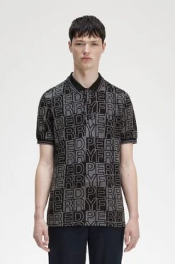 Block Graphic Fred Perry Shirt