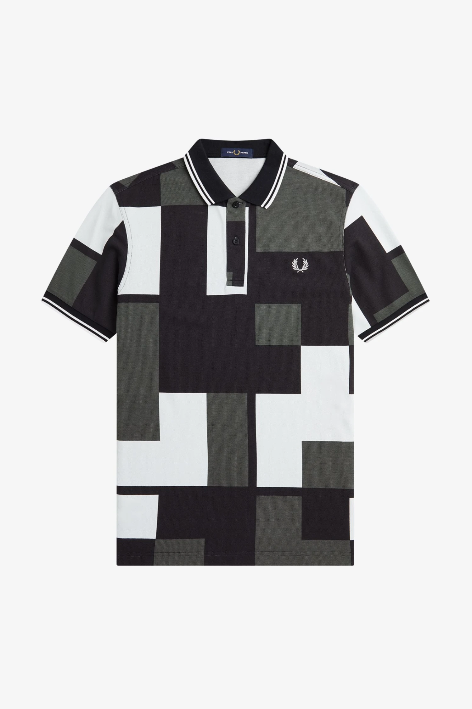 Pixel Print Fred Perry Shirt 7 Pixel Print Fred Perry Shirt - Image 7