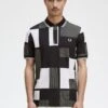 Pixel Print Fred Perry Shirt