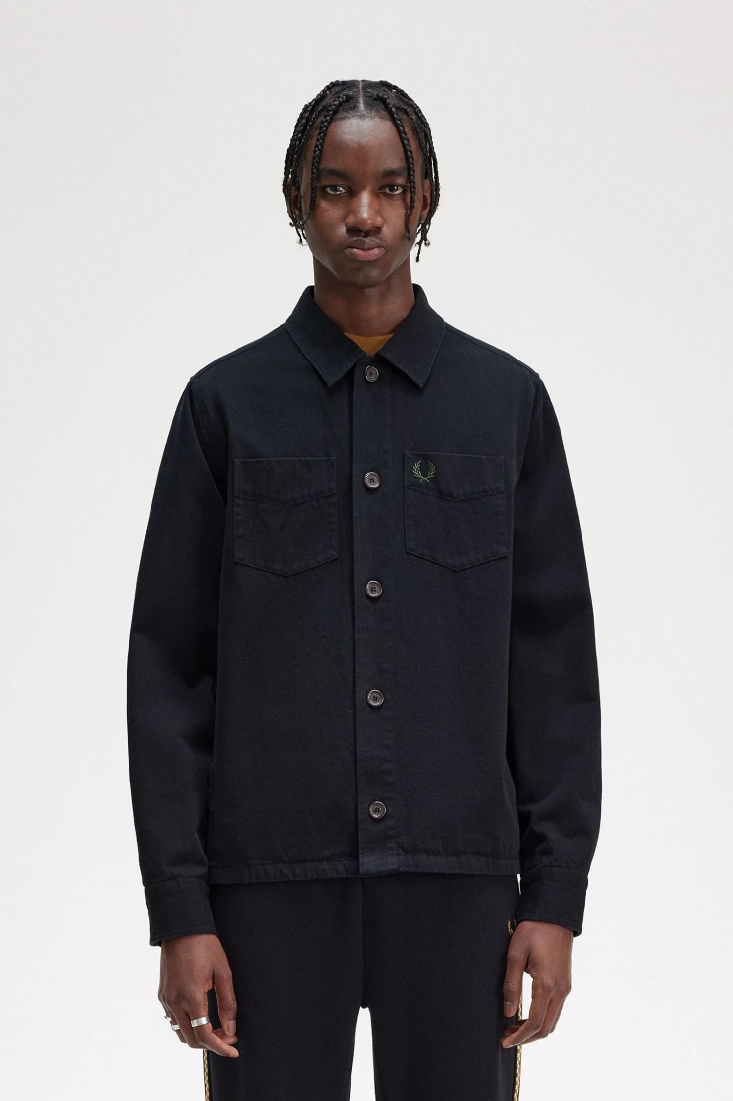 Fred Perry Twill Overshirt 1 Fred Perry Twill Overshirt