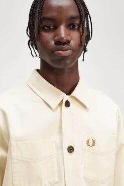 Fred Perry Twill Overshirt 11 Fred Perry Twill Overshirt -Fred Perry M6627 560 V2 Q323 ED3