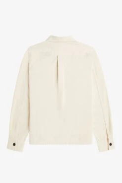 Fred Perry Twill Overshirt 13 Fred Perry Twill Overshirt -Fred Perry M6627 560 V2 Q323 FLATBACK