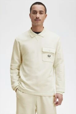 Fred Perry Long Sleeve Loopback Sweatshirt 9 Fred Perry Long Sleeve Loopback Sweatshirt -Fred Perry M6802 560 V2 Q323 ED1