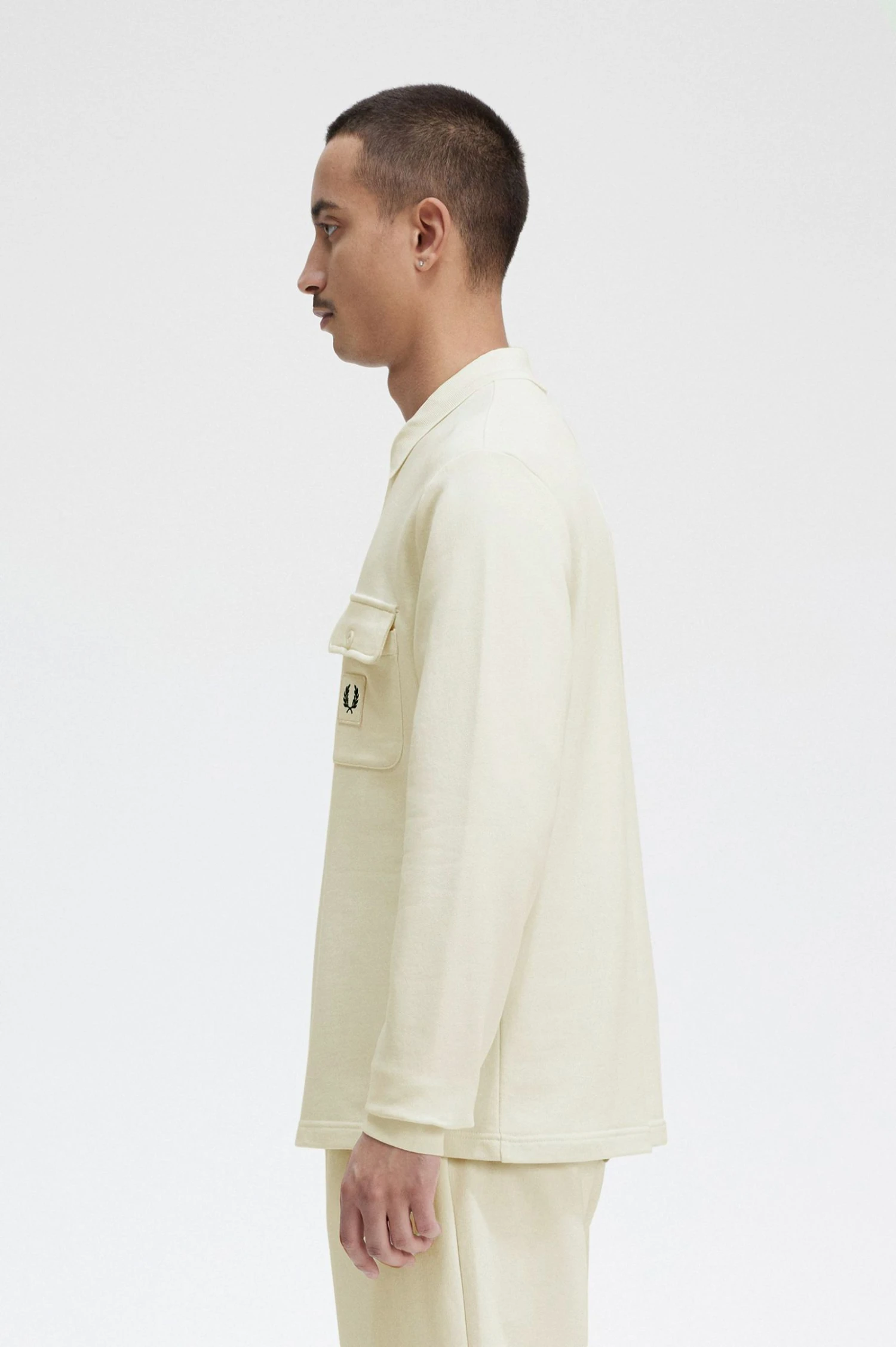 Fred Perry Long Sleeve Loopback Sweatshirt 2 Fred Perry Long Sleeve Loopback Sweatshirt - Image 2