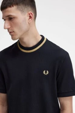 Fred Perry Crew Neck Piqué T-Shirt -Fred Perry M7 102 3