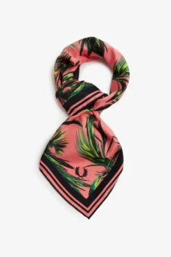 Fred Perry Palm Print Scarf 7 Fred Perry Palm Print Scarf -Fred Perry NW5506 Q23 4