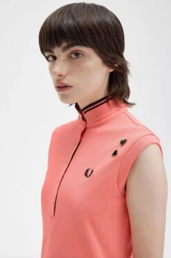 Fred Perry Printed Trim Piqué Dress 11 Fred Perry Printed Trim Piqué Dress -Fred Perry SD5143 Q23 4