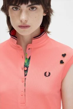 Fred Perry Printed Trim Piqué Dress 12 Fred Perry Printed Trim Piqué Dress -Fred Perry SD5143 Q23 5
