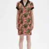 Fred Perry Palm Print Shirt Dress