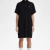 Fred Perry Tipped Piqué Shirt Dress