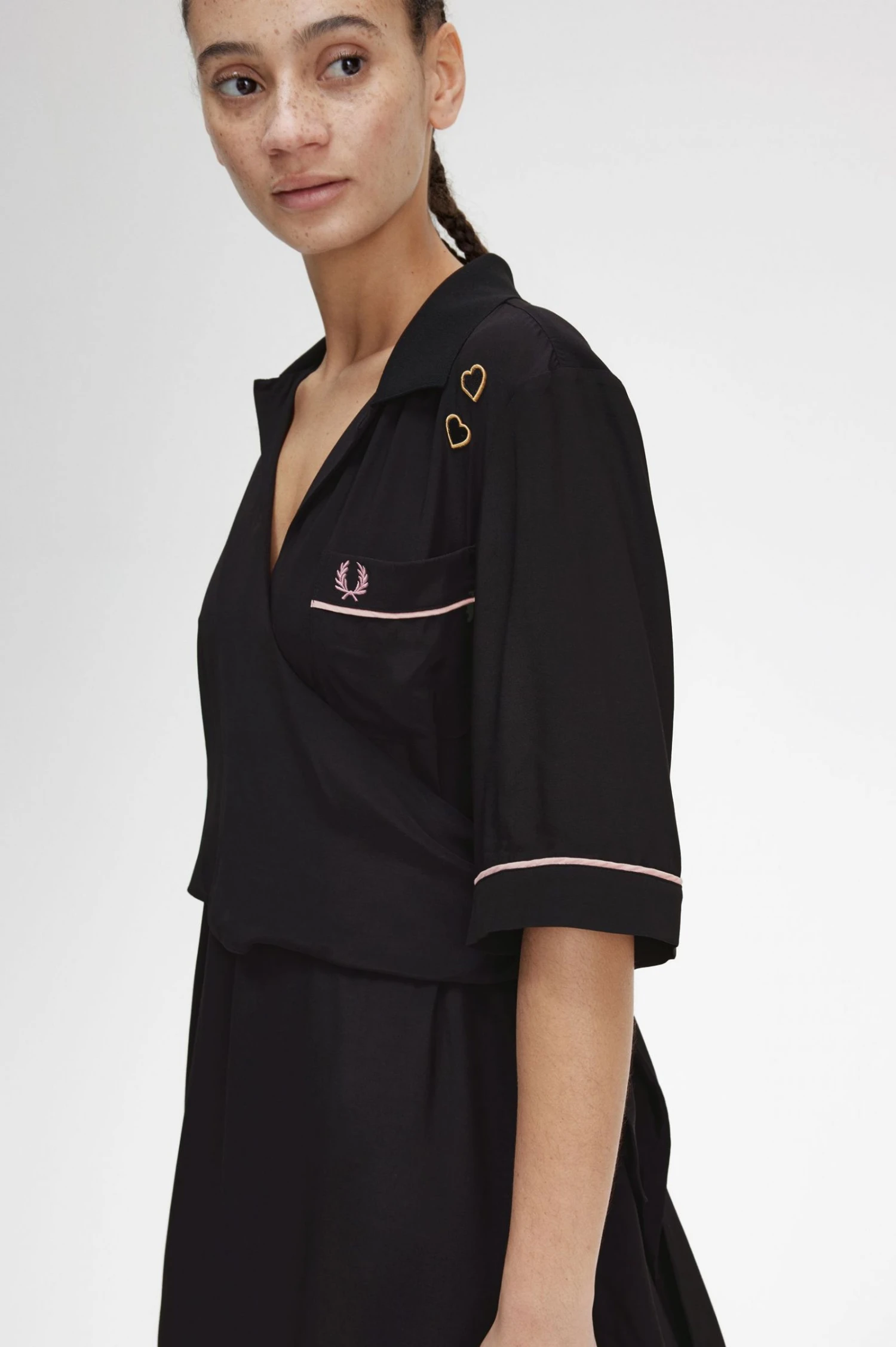 Fred Perry Bowling Shirt Dress 5 Fred Perry Bowling Shirt Dress - Image 5