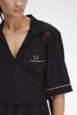 Fred Perry Bowling Shirt Dress 13 Fred Perry Bowling Shirt Dress -Fred Perry SD6543 102 V2 Q323 ED3