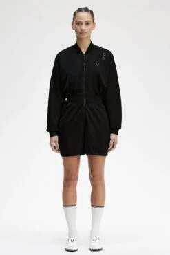 Fred Perry Zip-Through Playsuit